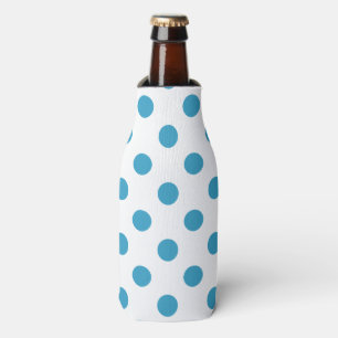 Rafraichisseur De Bouteilles Cercles Pois bleu paon