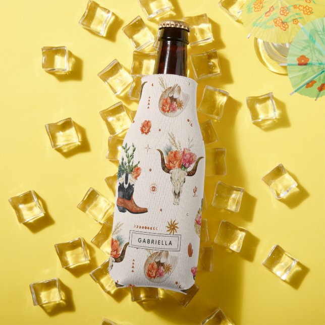 Rafraichisseur De Bouteilles Chapeau de cowboy cactus du désert occidental pers (Été in situ)