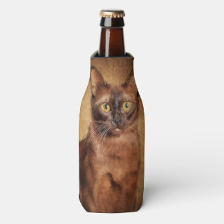 Rafraichisseur De Bouteilles Chat birman Brown