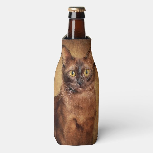 Rafraichisseur De Bouteilles Chat birman Brown (Bottle Devant)