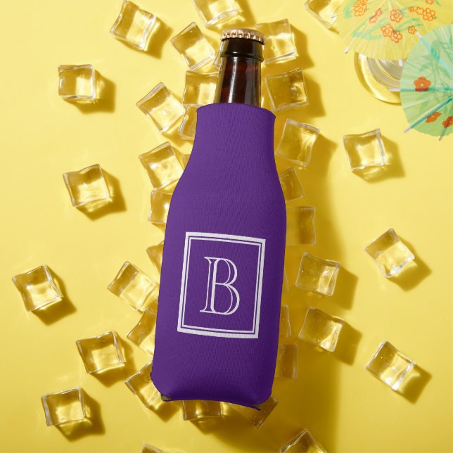 Rafraichisseur De Bouteilles Chauffeurs personnalisés avec monogramme violet cl (Été in situ)