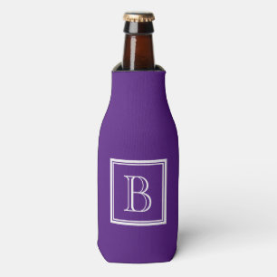 Rafraichisseur De Bouteilles Chauffeurs personnalisés avec monogramme violet cl