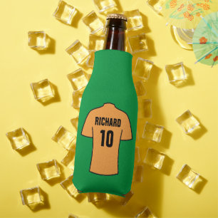 Rafraichisseur De Bouteilles Chemise de football en Orange Old Gold Bottle Glac