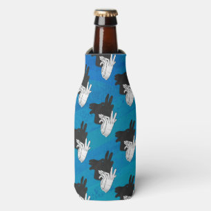 Rafraichisseur De Bouteilles Chèvre de Billy d'ombre sur le bleu