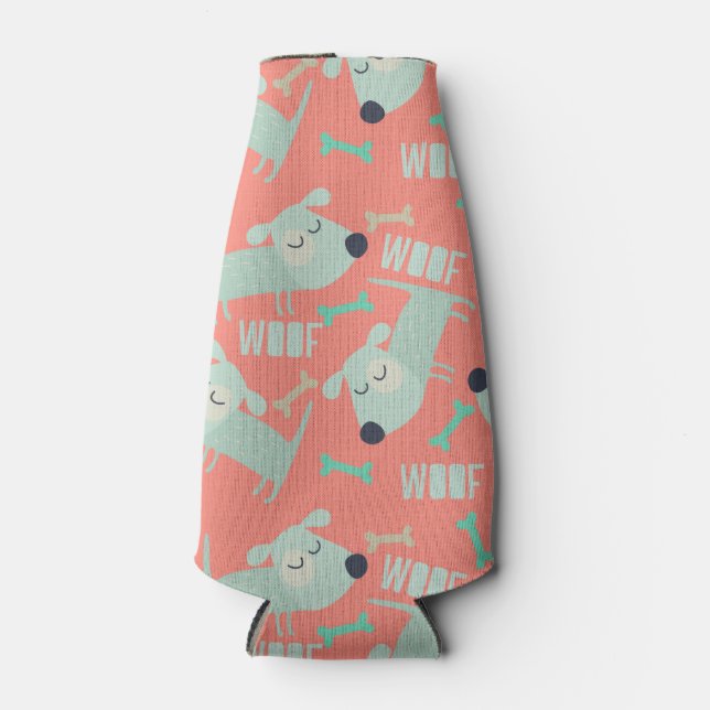 Rafraichisseur De Bouteilles Chiens et os de Woof (Devant)