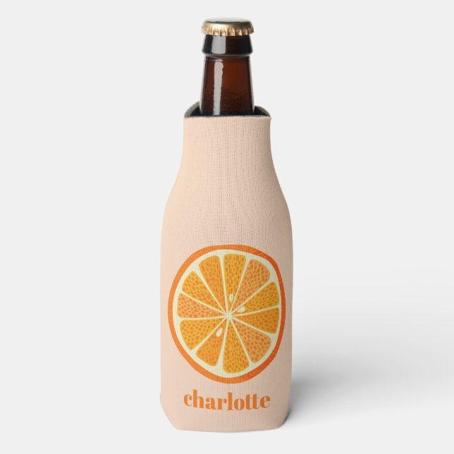 Rafraichisseur De Bouteilles Citrus Orange Fun Personnalisé (Bottle Devant)