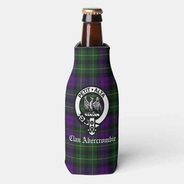 Rafraichisseur De Bouteilles Clan Abercrombie Tartan & Crest (Bottle Devant)