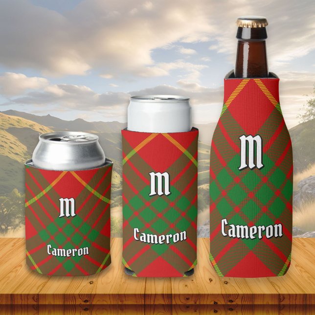 Rafraichisseur De Bouteilles Clan Cameron Tartan (Créateur téléchargé)