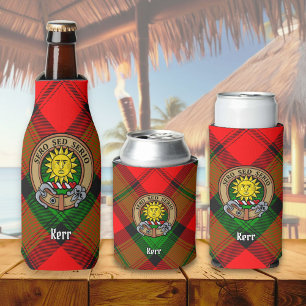 Rafraichisseur De Bouteilles Clan Kerr Crest sur Tartan