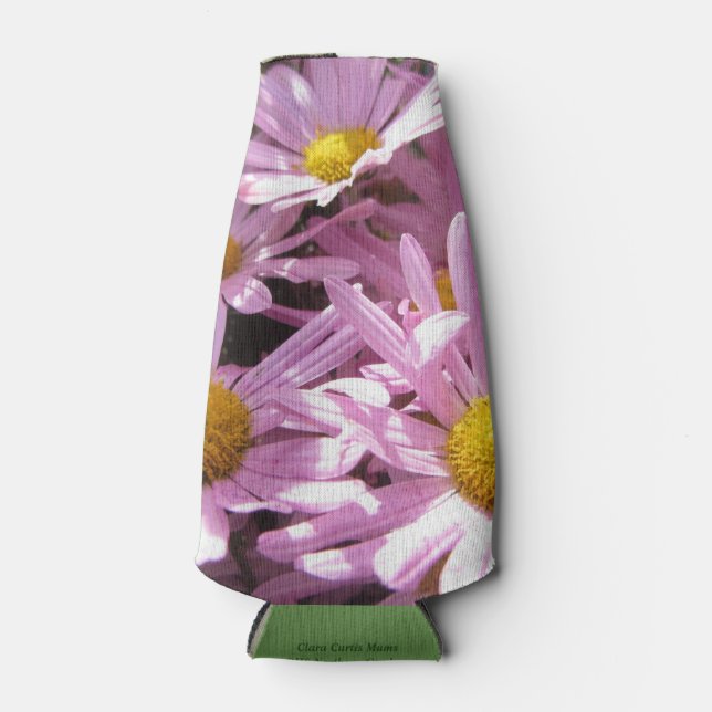 Rafraichisseur De Bouteilles Clara Curtis PInk Mums vivaces (Devant)