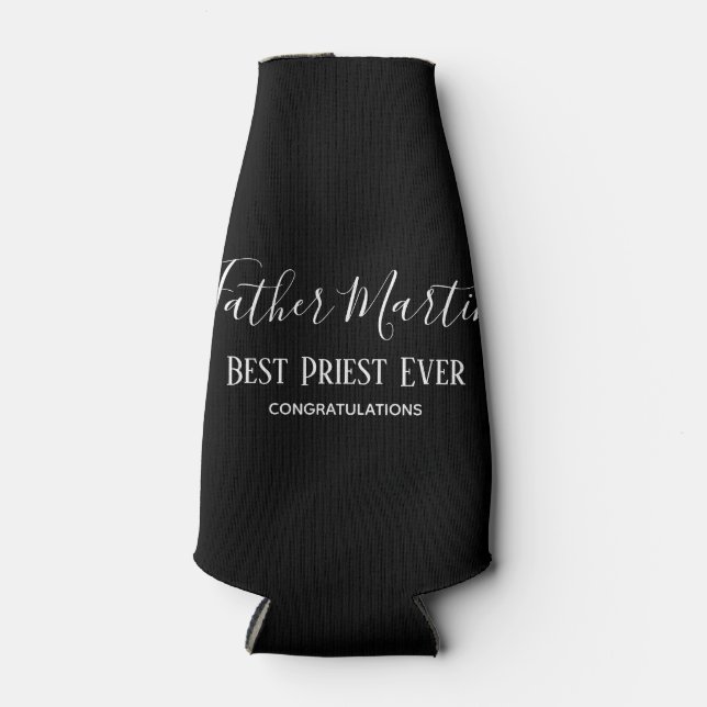 Rafraichisseur De Bouteilles CLERGIE PÂTISSERIE BLANCHE Simple Personnalisée (Devant)