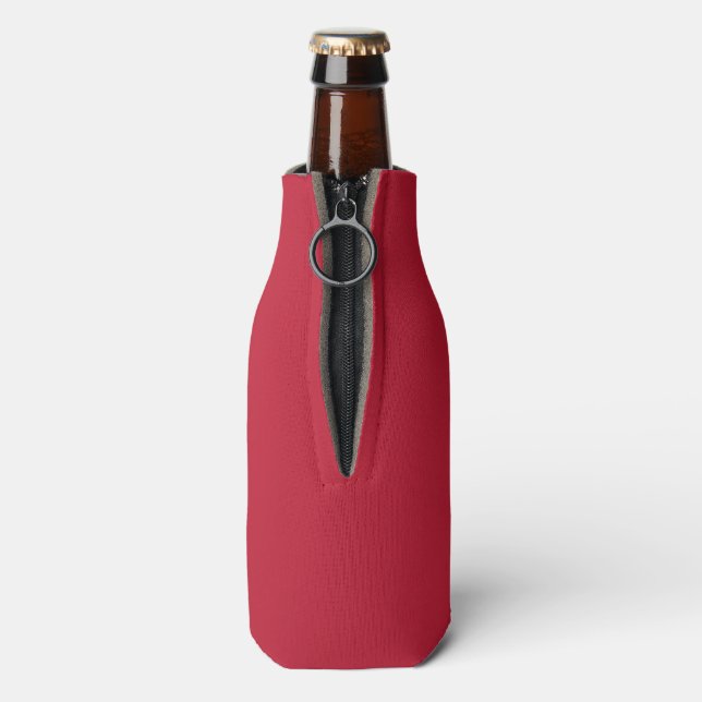 Rafraichisseur De Bouteilles Couleur uni vrai rouge (Bouteille Dos)