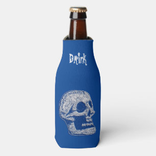 Rafraichisseur De Bouteilles Crâne - Boisson blanc/bleu