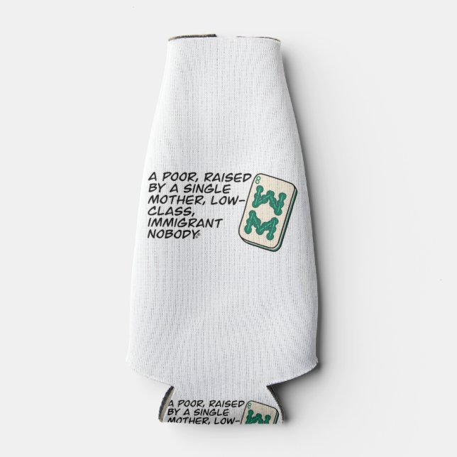 Rafraichisseur De Bouteilles Crazy Rich Asians Mahjong scène citation Classic (Devant)