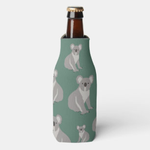 Rafraichisseur De Bouteilles Cute Koala Eucalyptus Motif vert