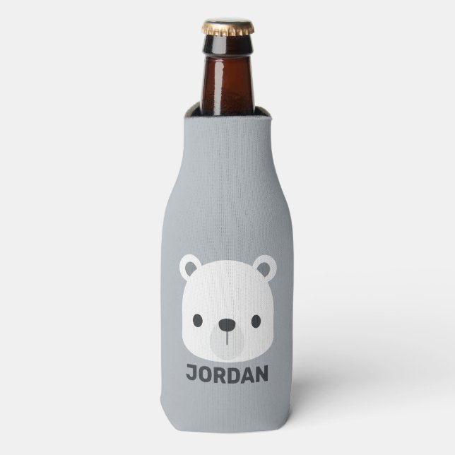 Rafraichisseur De Bouteilles Cute Little Polar Bear (Bottle Devant)