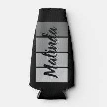 Design de nom de script moderne - minimaliste noir