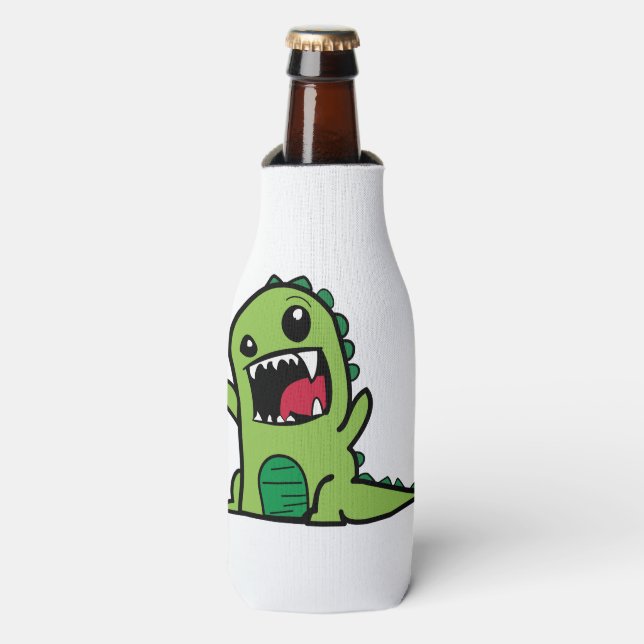 Rafraichisseur De Bouteilles Dessin de bébé dinosaure (Bottle Devant)
