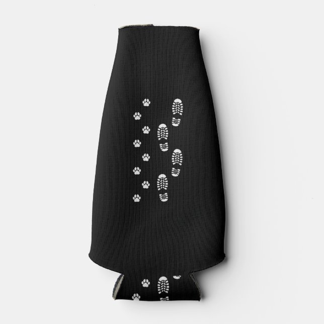 Rafraichisseur De Bouteilles Dog Walk Foot Print Dog Walker Dog Walking (Devant)