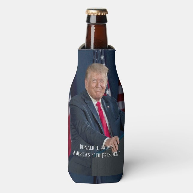 Rafraichisseur De Bouteilles Donald J. Trump 45e président Keepsaké (Bottle Devant)