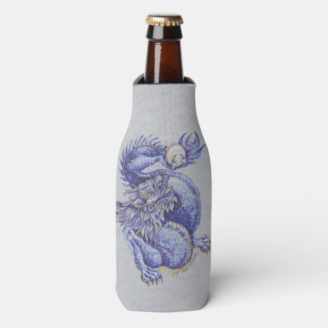 Rafraichisseur De Bouteilles Dragon bleu (Bottle Devant)