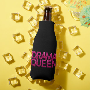 Rafraichisseur De Bouteilles Drama Queen Hot Pink Parties scintillant