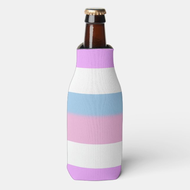 Rafraichisseur De Bouteilles Drapeau de fierté intersexe (Bottle Devant)
