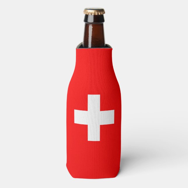Rafraichisseur De Bouteilles Drapeau de la Suisse (Bottle Devant)