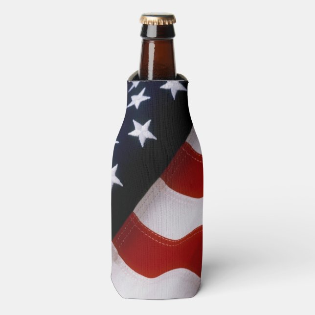 RAFRAICHISSEUR DE BOUTEILLES DRAPEAU DES ÉTATS-UNIS (Bottle Devant)