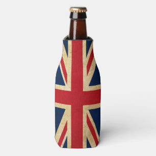 Rafraichisseur De Bouteilles Drapeau grunge vintage Union Jack du Royaume-Uni