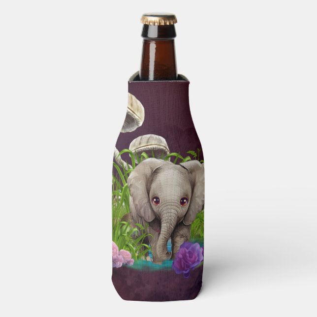 Rafraichisseur De Bouteilles Eléphant bébé le plus mou (Bottle Devant)