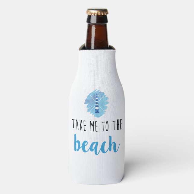 Rafraichisseur De Bouteilles Emmène-moi à la coozie de la plage (Bottle Devant)