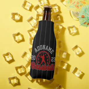 Rafraichisseur De Bouteilles Équipe de baseball personnalisée au nom du joueur