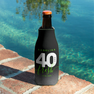 Rafraichisseur De Bouteilles Fille moderne vert brillant 40 et frais