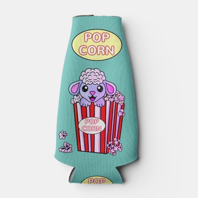 Rafraichisseur De Bouteilles Film de film Popcorn avec mignonette Sheep (Devant)