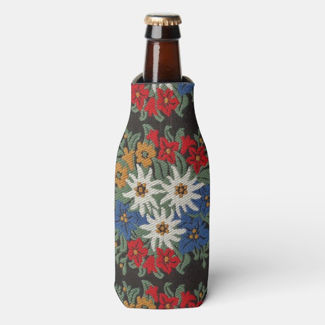 Rafraichisseur De Bouteilles Fleur alpine suisse Edelweiss (Bottle Devant)