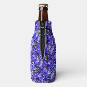 Rafraichisseur De Bouteilles Fleur Iris Violet / Esthétique / Carrelé /