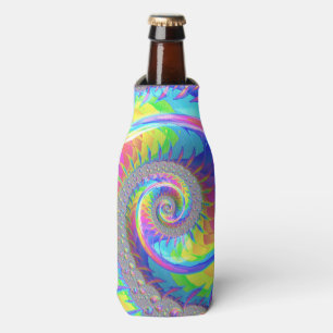 Rafraichisseur De Bouteilles Fractale arc-en-ciel de Neon