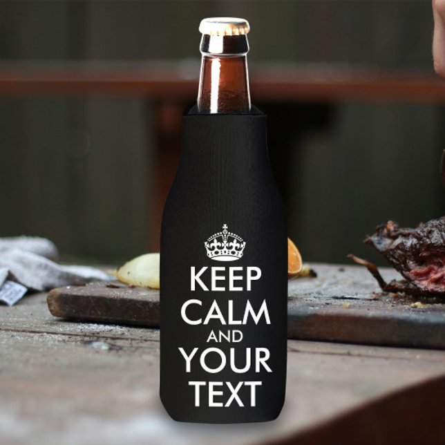 Rafraichisseur De Bouteilles Gardez le calme et continuez - Créez votre propre  (Créateur téléchargé)