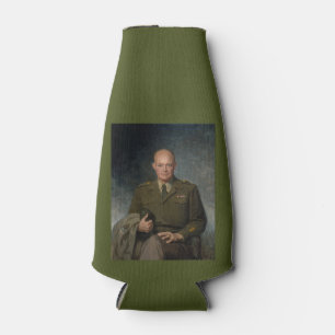Rafraichisseur De Bouteilles Général Dwight Eisenhower Portrait peint 5 étoiles