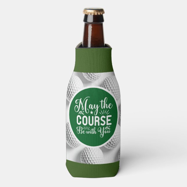 Rafraichisseur De Bouteilles Golf et bière Drôle Drôle Dire peut-être cours ave (Bottle Devant)