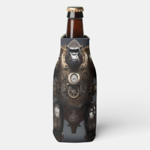 Rafraichisseur De Bouteilles Gorille mécanique Futuriste Steampunk,