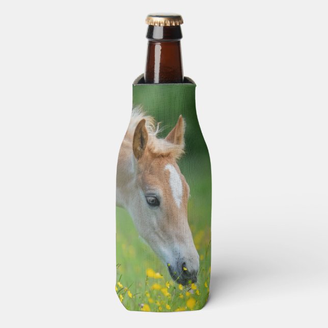 Rafraichisseur De Bouteilles Haflinger Horse Fleurs de Foal mignonnes, Veste À  (Bottle Devant)
