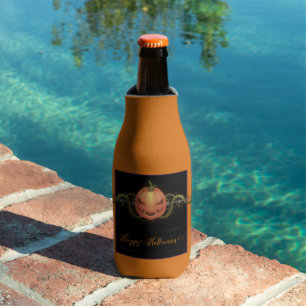 Rafraichisseur De Bouteilles Halloween Jack-o-lanterne effrayant Orange