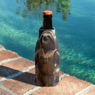 Rafraichisseur De Bouteilles Hoops and Hangs : Le Slam Dunking Sloth,
