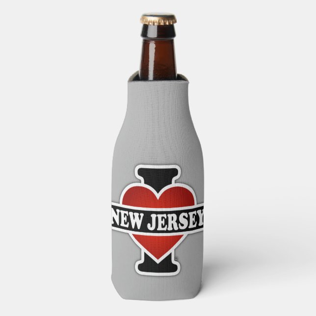 Rafraichisseur De Bouteilles I Heart New Jersey (Bottle Devant)
