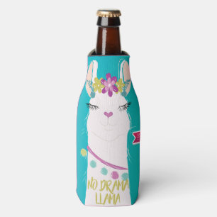 Rafraichisseur De Bouteilles Illustration No Drama Llama avec Monogramme