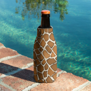 Rafraichisseur De Bouteilles Impression à motif de fourrure de girafe