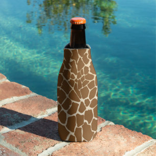 Rafraichisseur De Bouteilles Impression de motif de fourrure de girafe 