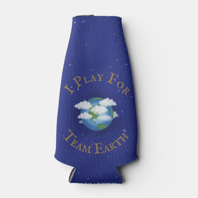 Rafraichisseur De Bouteilles "Je joue pour Team Earth" (Devant)